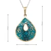 Bras Micro Mosaic Necklace - Image 3